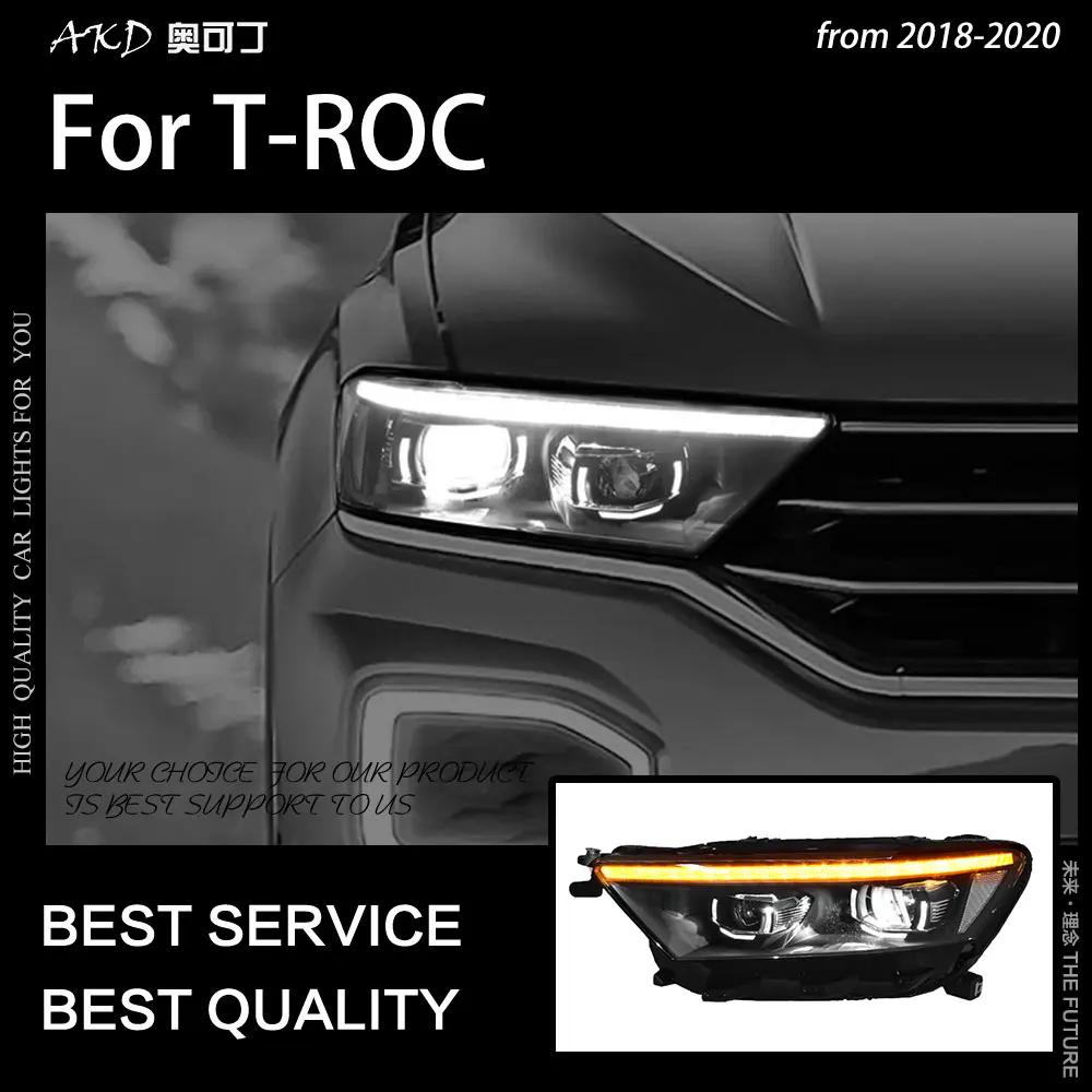ڵ Ÿϸ VW T-ROC  Ʈ 2017-2020 T-ROC LED  Ʈ ̳ ȣ Led   DRL